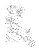 Motor and ice container parts