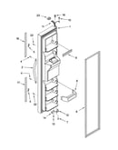 Freezer door parts
