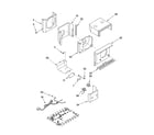 Whirlpool ACD052PP0 air flow and control parts diagram
