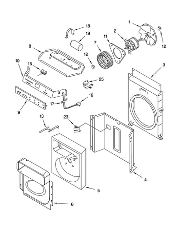 Air flow and control parts