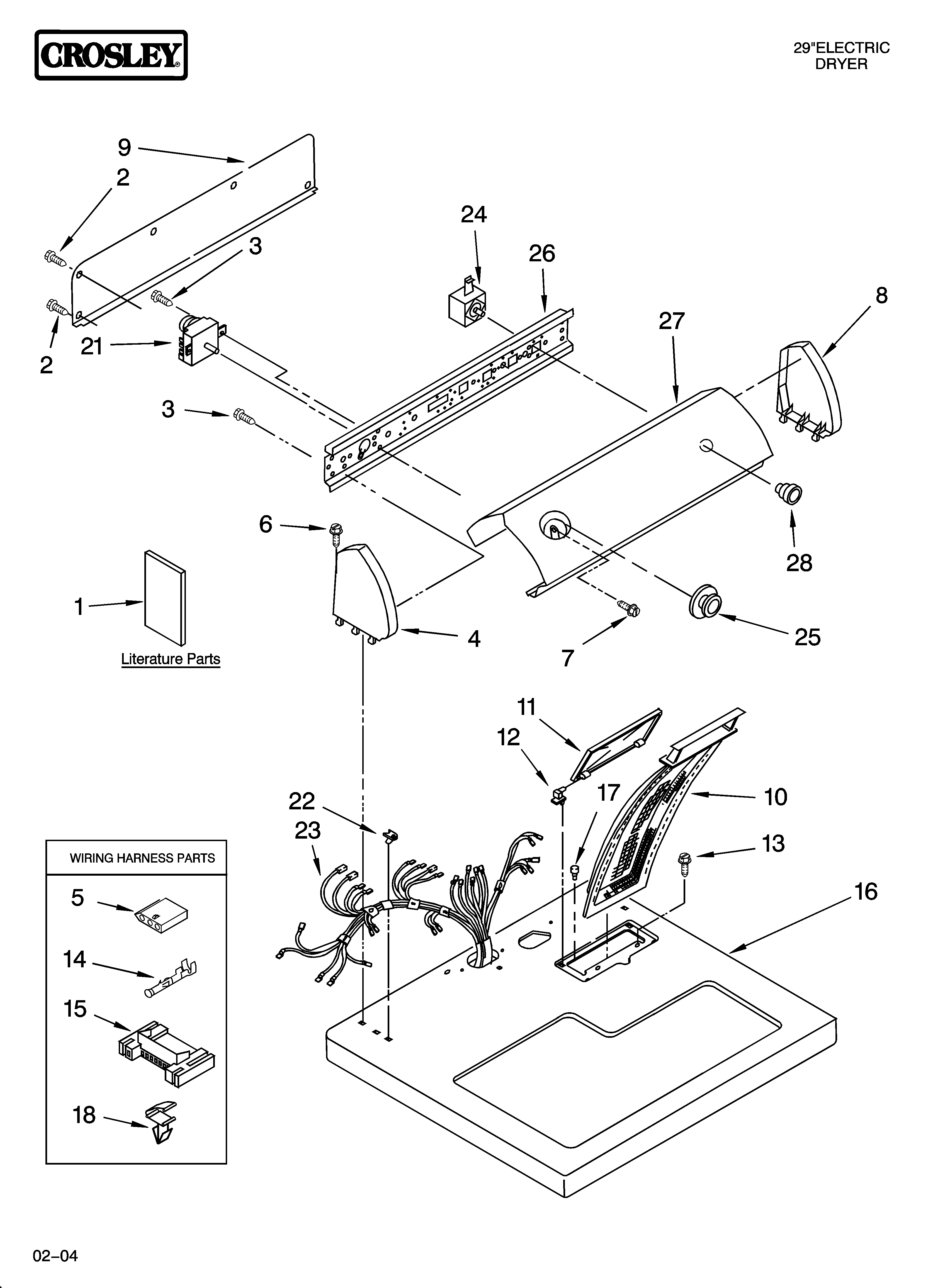 Top and console parts