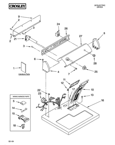 Top and console parts