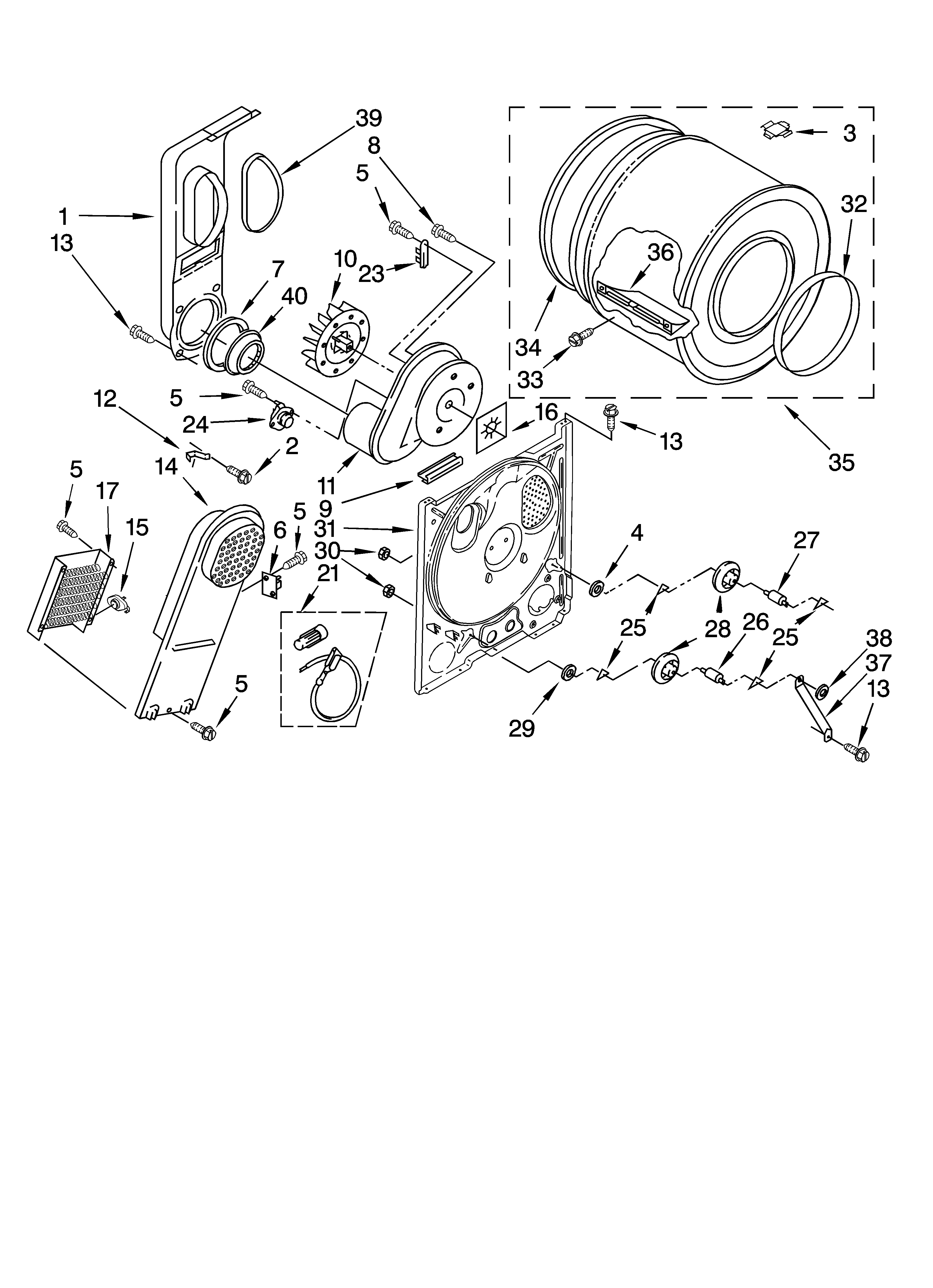 Optional parts (not included) bulkhead parts