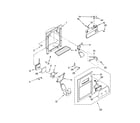 Whirlpool ED5GHGXMT00 dispenser front parts diagram