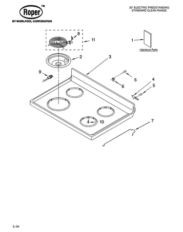 Cooktop parts