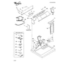 Whirlpool GGX9868JQ4 top and console parts diagram
