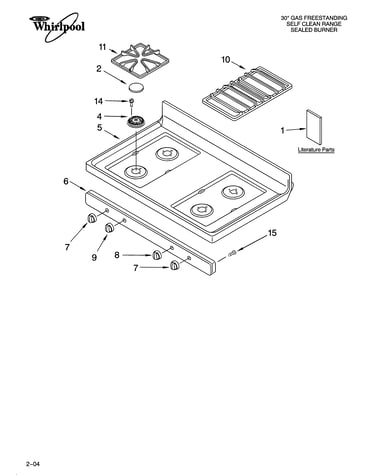 Cooktop parts