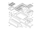 Whirlpool GS475LELS0 drawer & broiler parts, miscellaneous parts diagram
