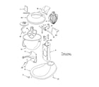 KitchenAid KT2651-3 base and pedestal unit accessory parts diagram