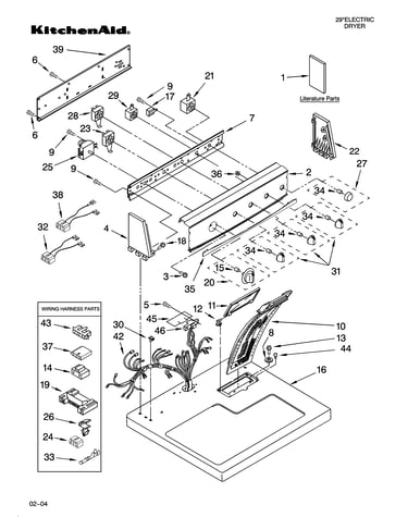 Top and console parts