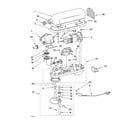 KitchenAid KM25G0XWH4 case, gearing and planetary unit diagram