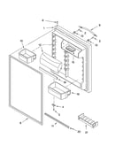 Refrigerator door parts
