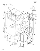 Cabinet liner and door parts