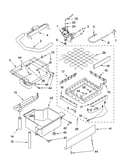 Evaporator ice cutter grid and water parts