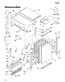 Cabinet liner and door parts