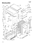 Cabinet liner and door parts