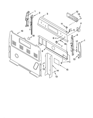 Control panel parts