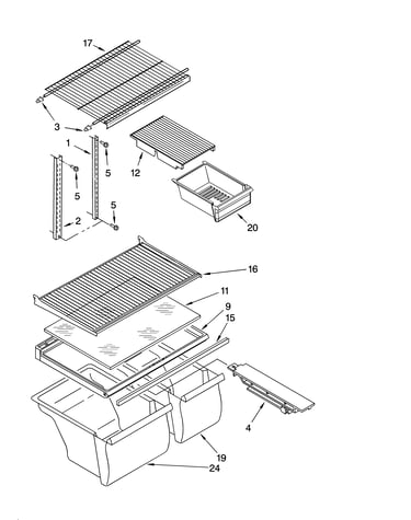 Shelf parts