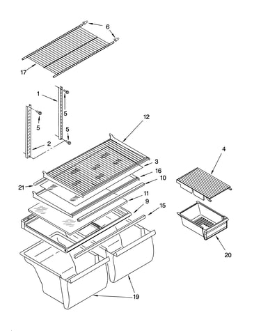 Shelf parts