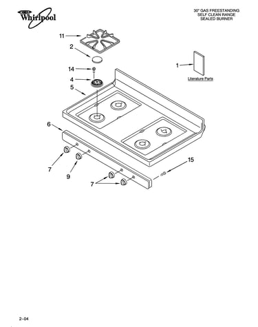 Cooktop parts