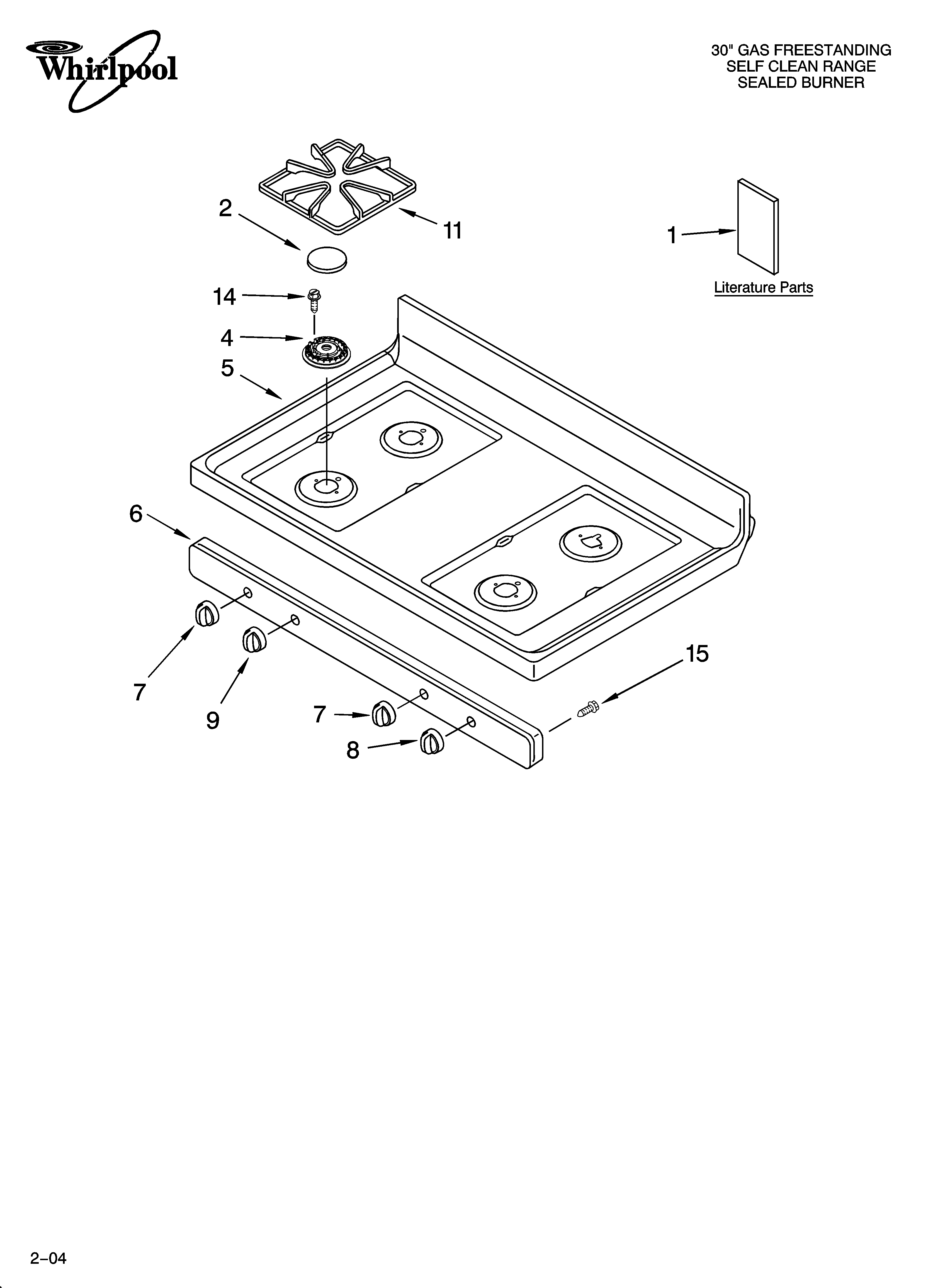 Cooktop parts