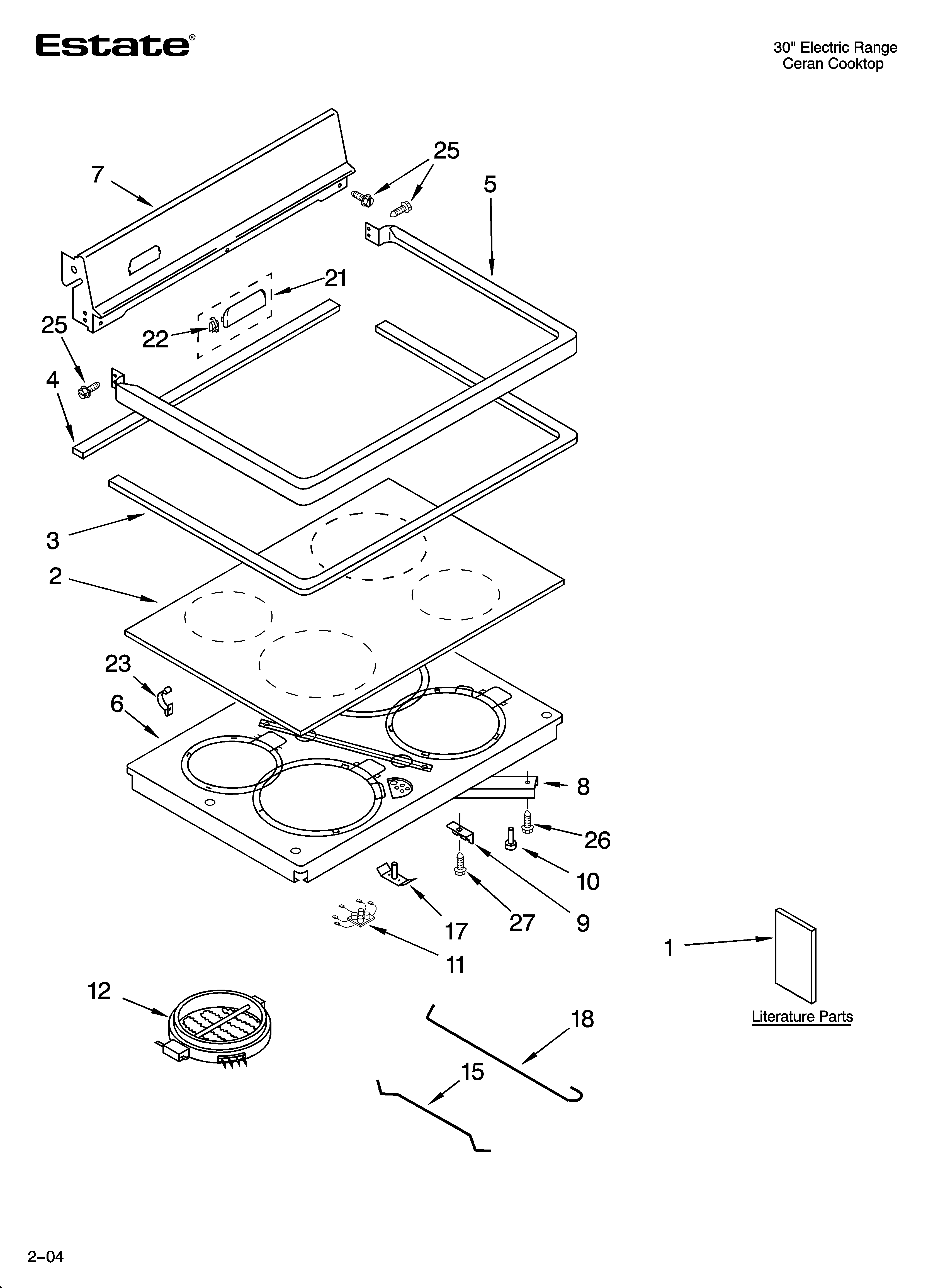 Cooktop parts