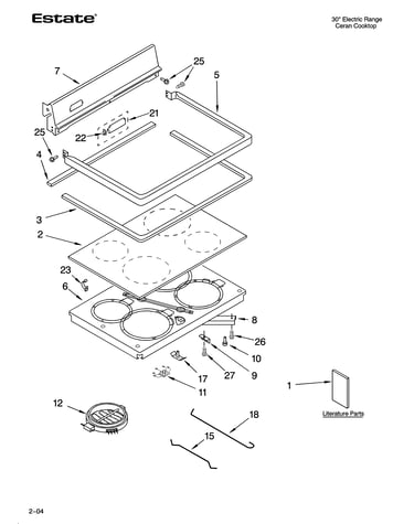 Cooktop parts