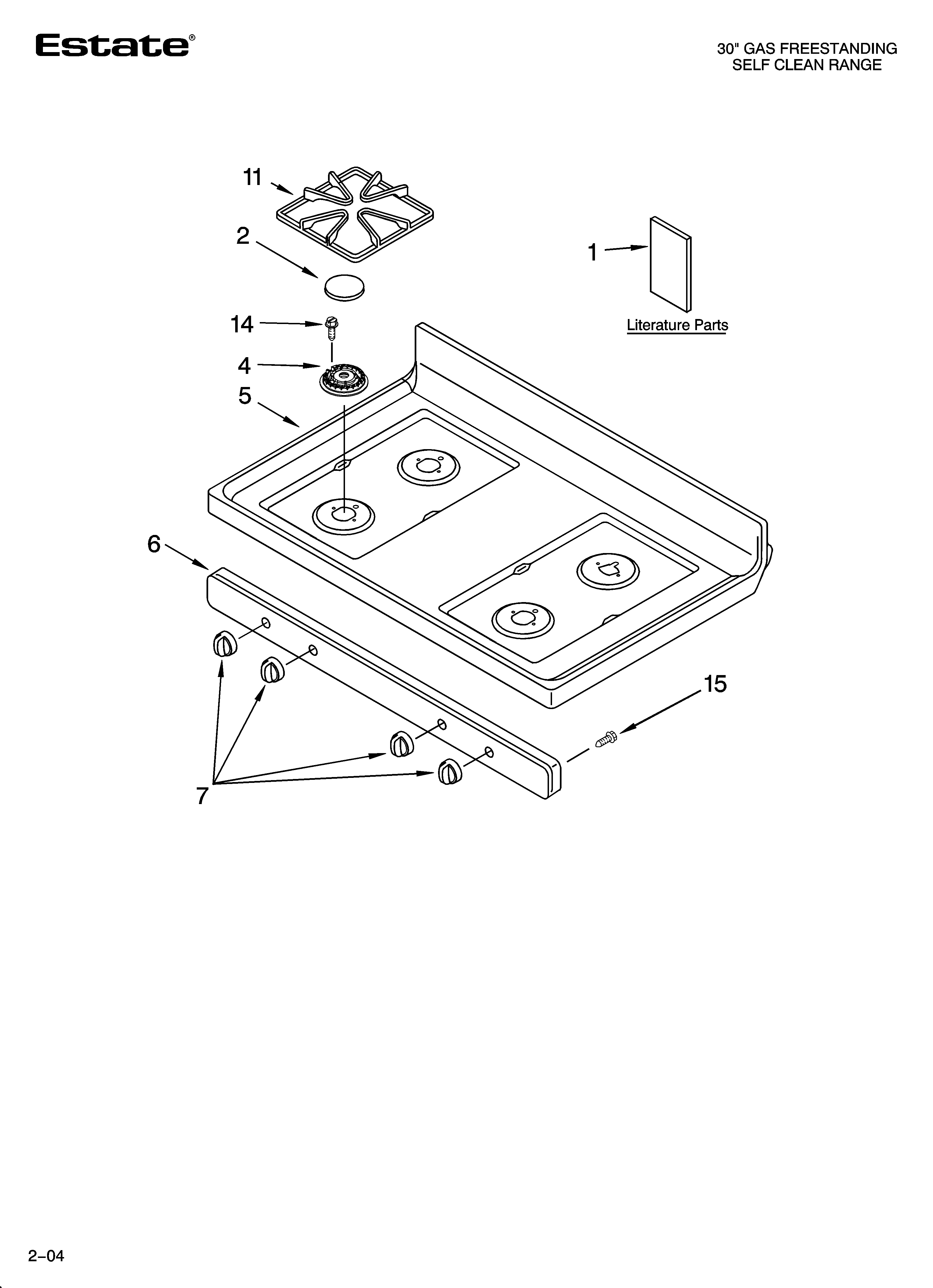 Cooktop parts