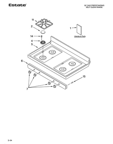 Cooktop parts