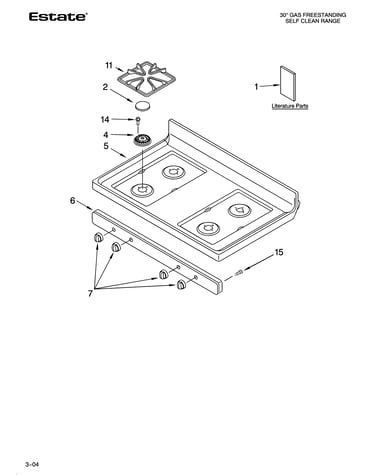 Cooktop parts