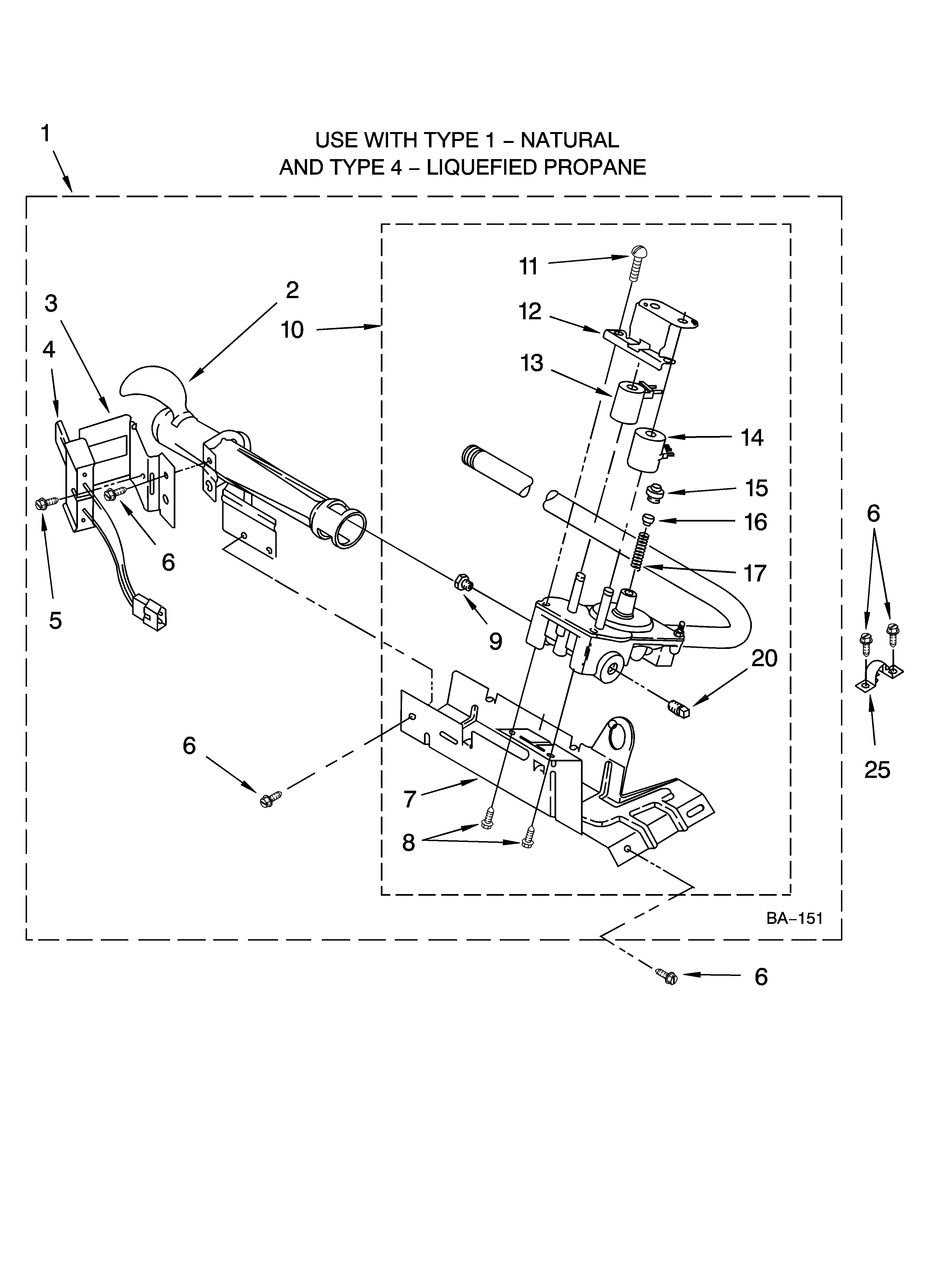 8318273 BURNER ASSEMBLY