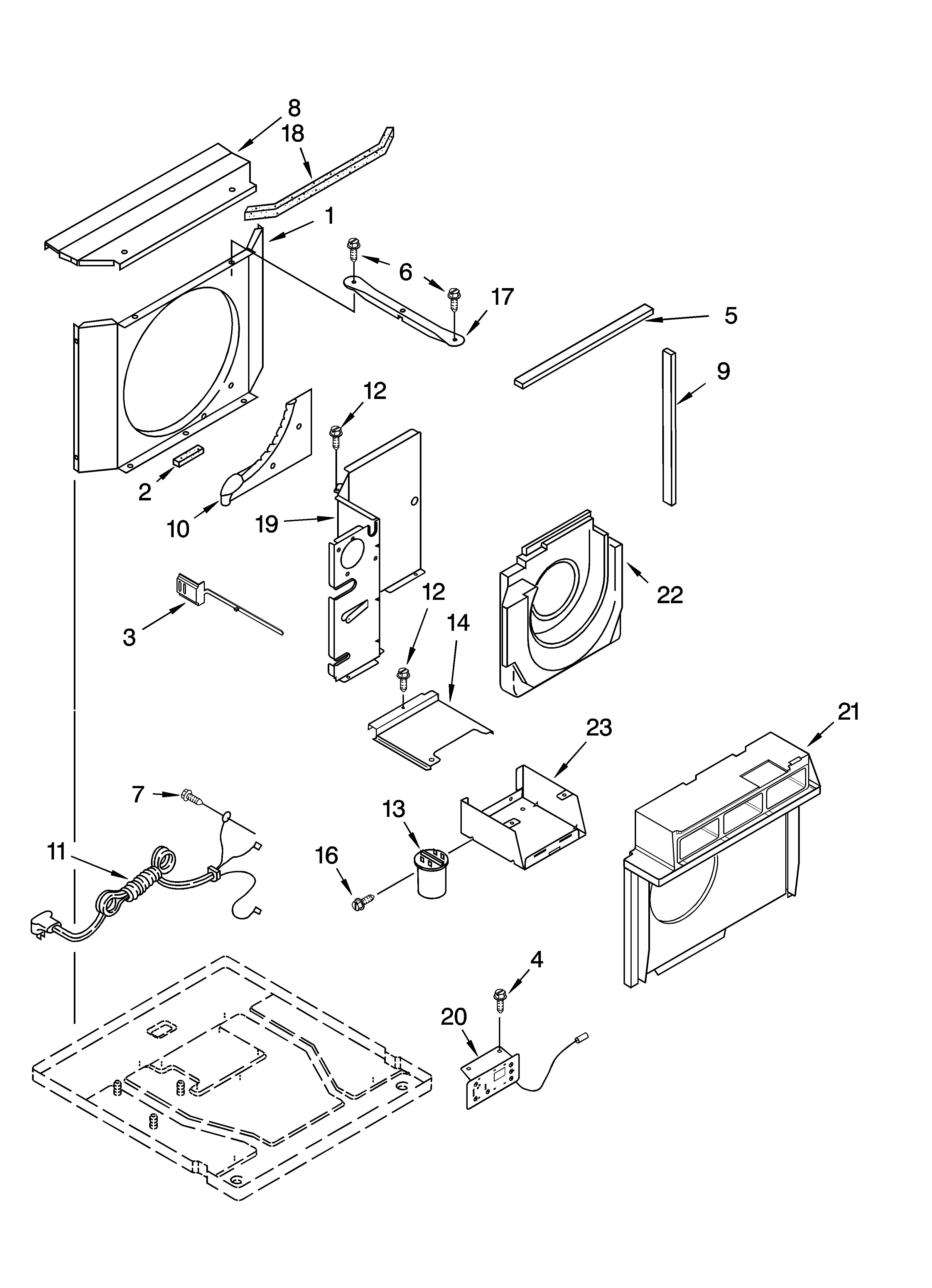 Airflow and control parts