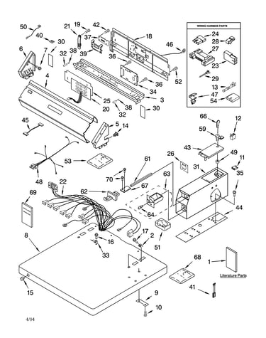 Top and console parts