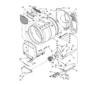 Whirlpool CEE2760KQ2 bulkhead parts and optional parts (not included) diagram