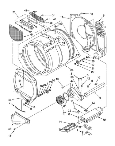 Bulkhead parts and optional parts (not included)