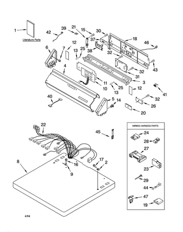 Top and console parts