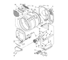 Whirlpool CEM2750KQ3 bulkhead parts and optional parts diagram