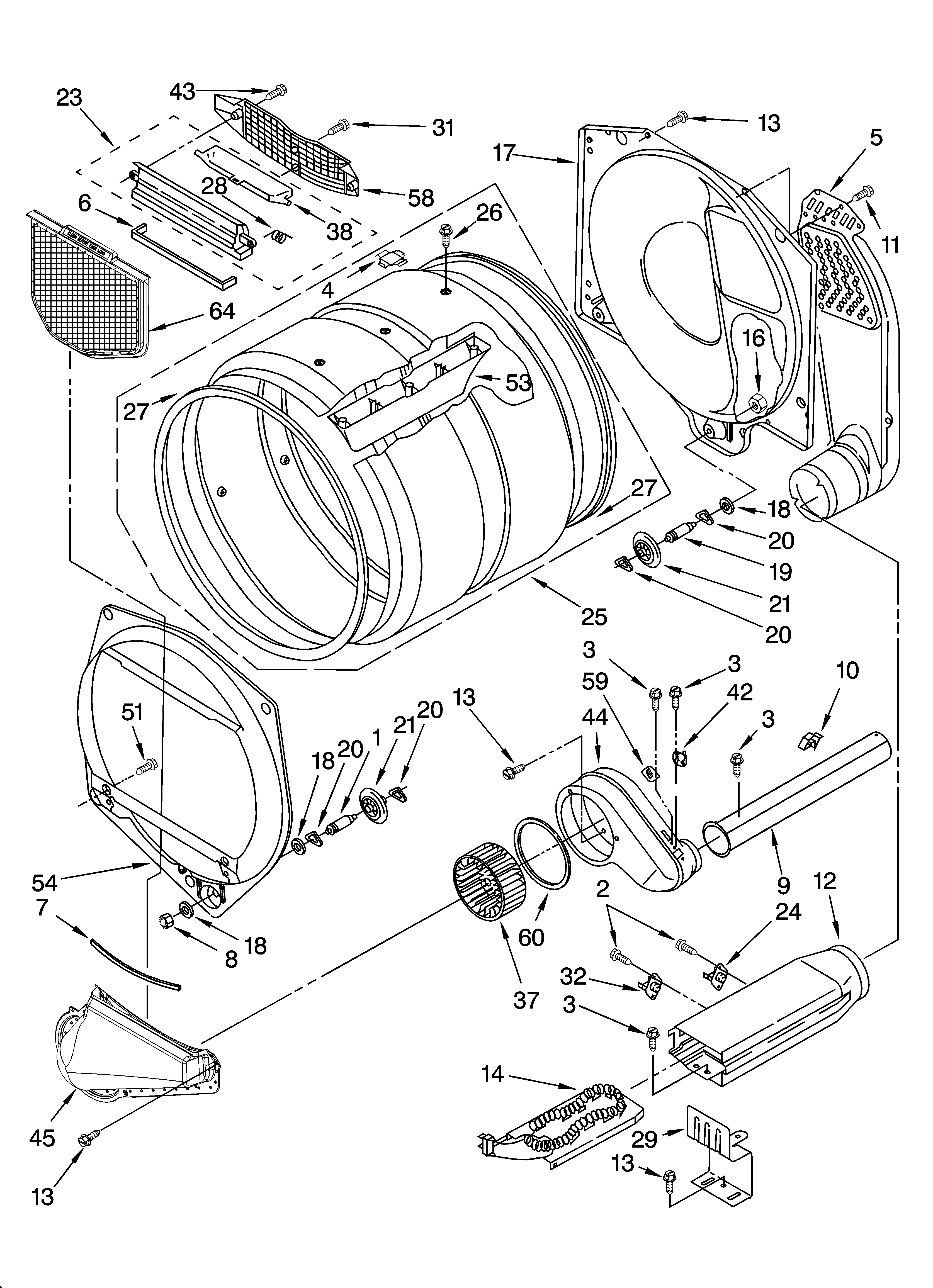 Bulkhead parts and optional parts
