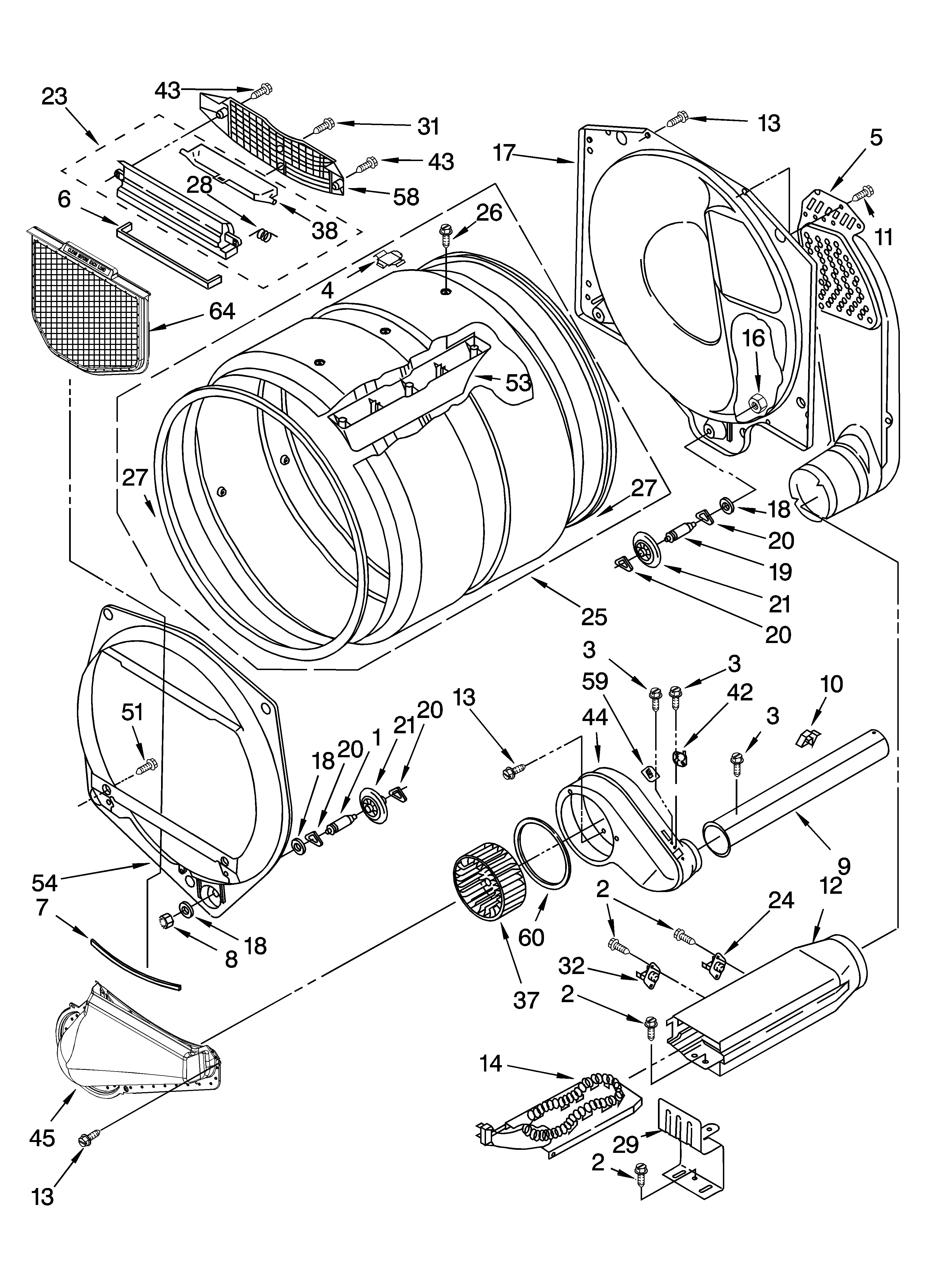 BULKHEAD PARTS AND OPTIONAL PARTS NOT INCLUDED