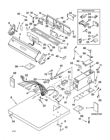 Top and console parts
