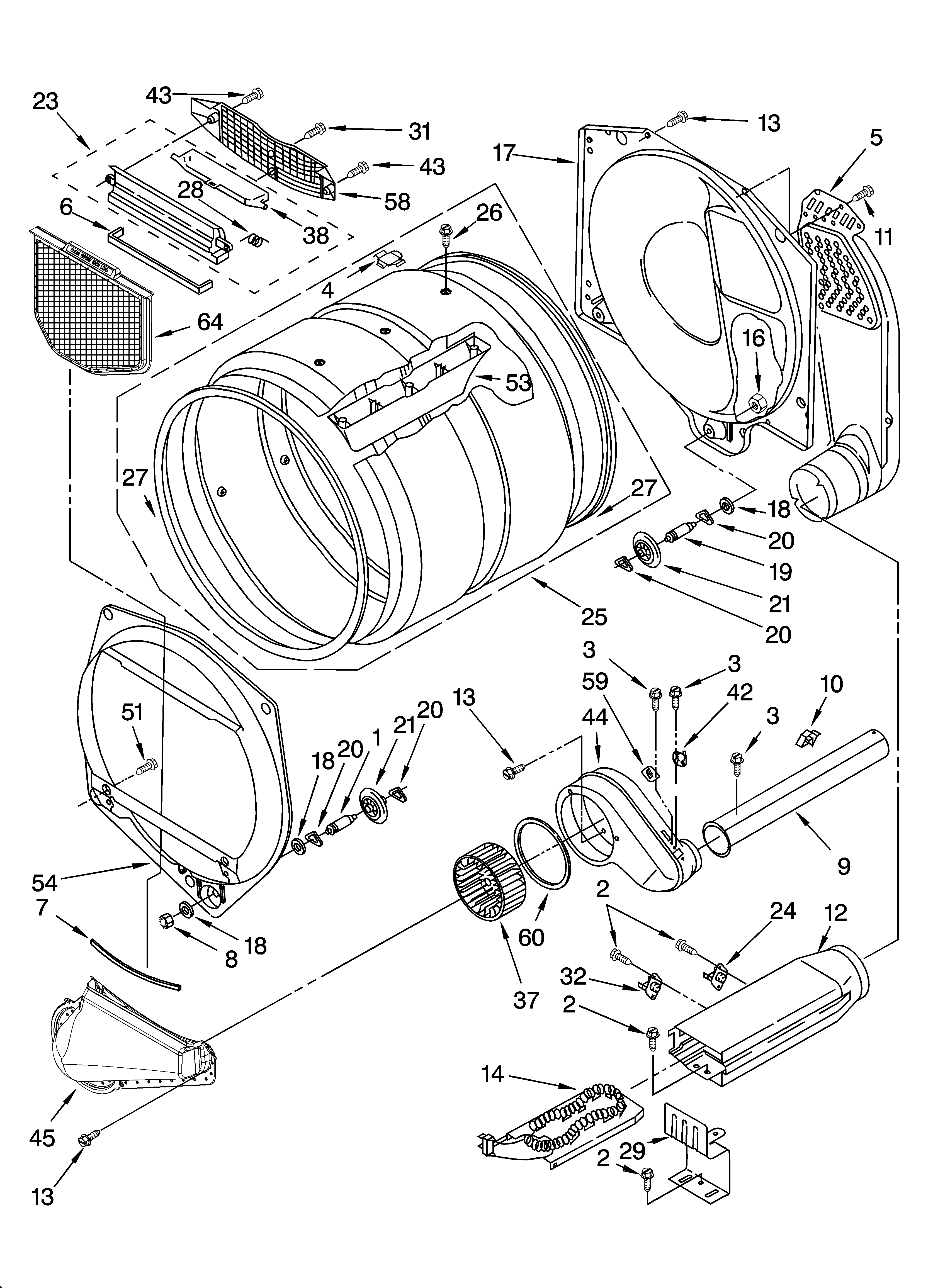 BULKHEAD PARTS AND OPTIONAL PARTS (NOT INCLUDED)