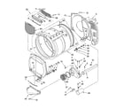 Whirlpool CGE2761KQ2 bulkhead parts and optional parts (not included) diagram