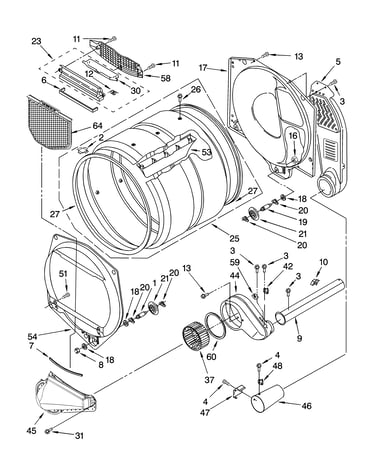 Bulkhead parts and optional parts (not included)