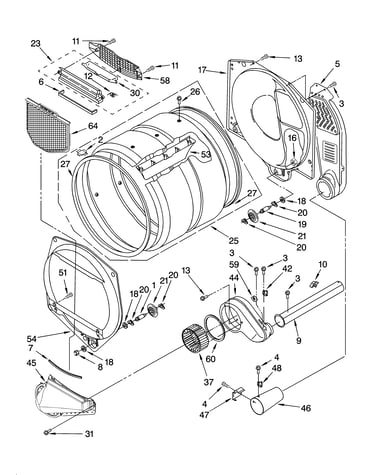 Bulkhead parts and optional parts (not included)