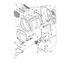 Whirlpool CGM2751KQ3 bulkhead parts and optional parts ( not included ) diagram