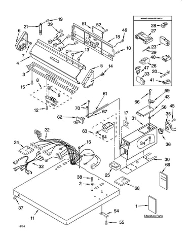 Top and console parts