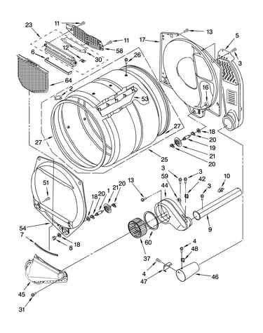 Bulkhead parts and optional parts (not included)