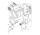Whirlpool CGP2761KQ2 bulkhead parts and optional parts (not included) diagram