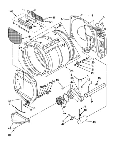Bulkhead parts and optional parts (not included)