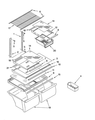 Shelf parts
